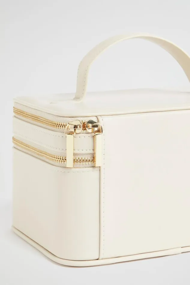 Cosmetic Bags Woman Seed Heritage Dual Carry Case Stone