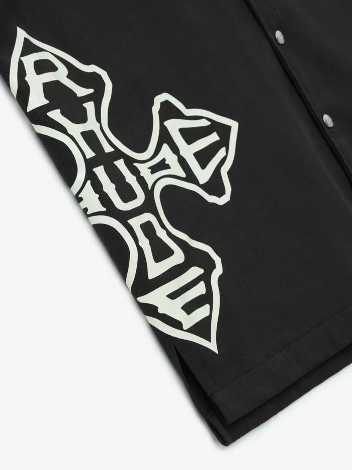 CROSS LOGO SNAP SHIRT Men Rhude Shirts