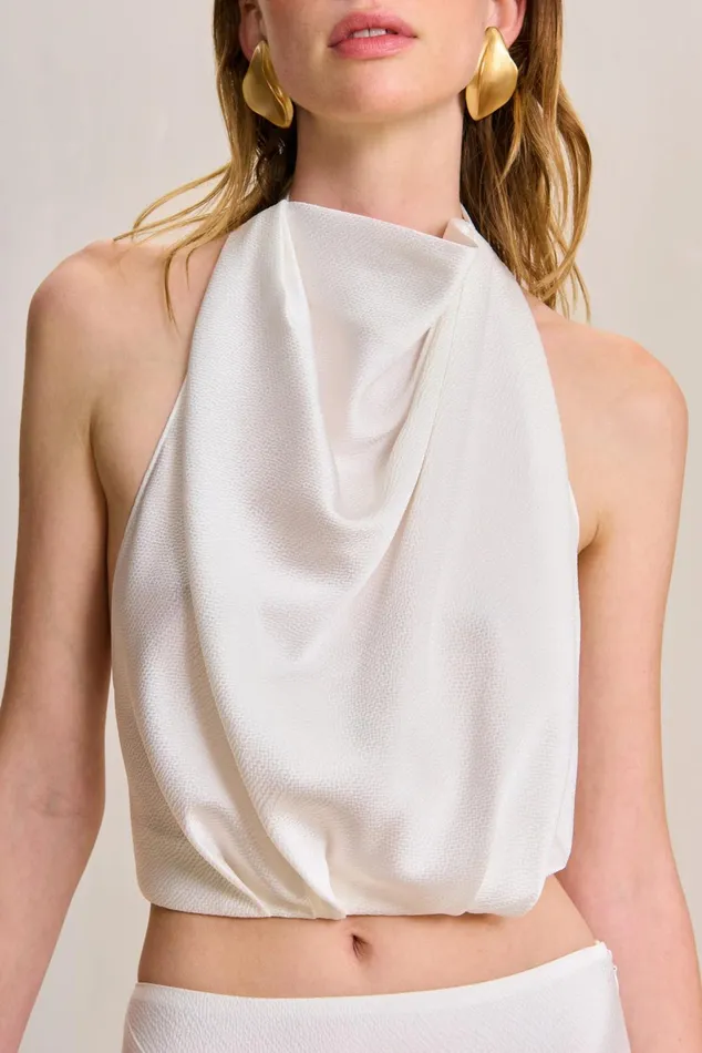 Cult Gaia Adrienne Top Off White Women Tops