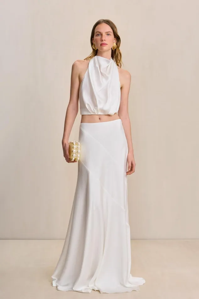 Cult Gaia Adrienne Top Off White Women Tops