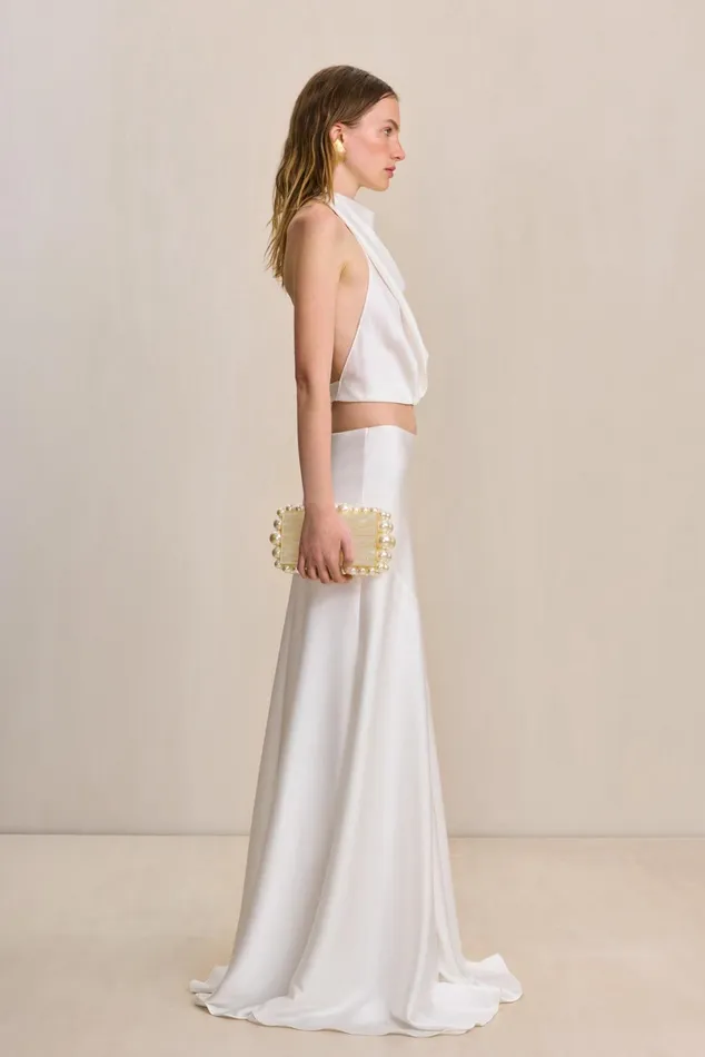 Cult Gaia Adrienne Top Off White Women Tops