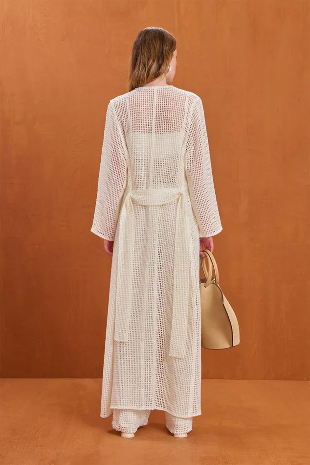 Cult Gaia Ari Duster Off White Women Knits