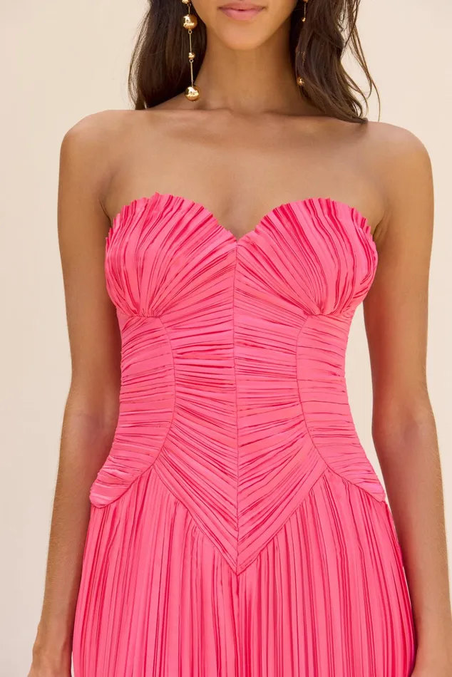 Cult Gaia Ashika Gown Sangria Women Dresses