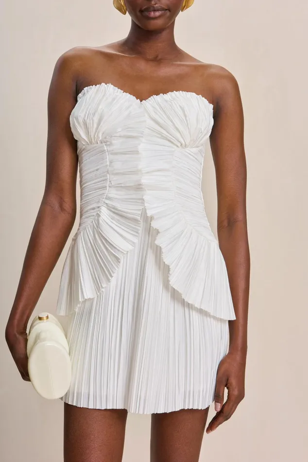Cult Gaia Charlique Dress Off White Women Dresses
