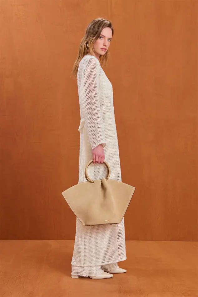 Cult Gaia Corali Top Off White Women Knits