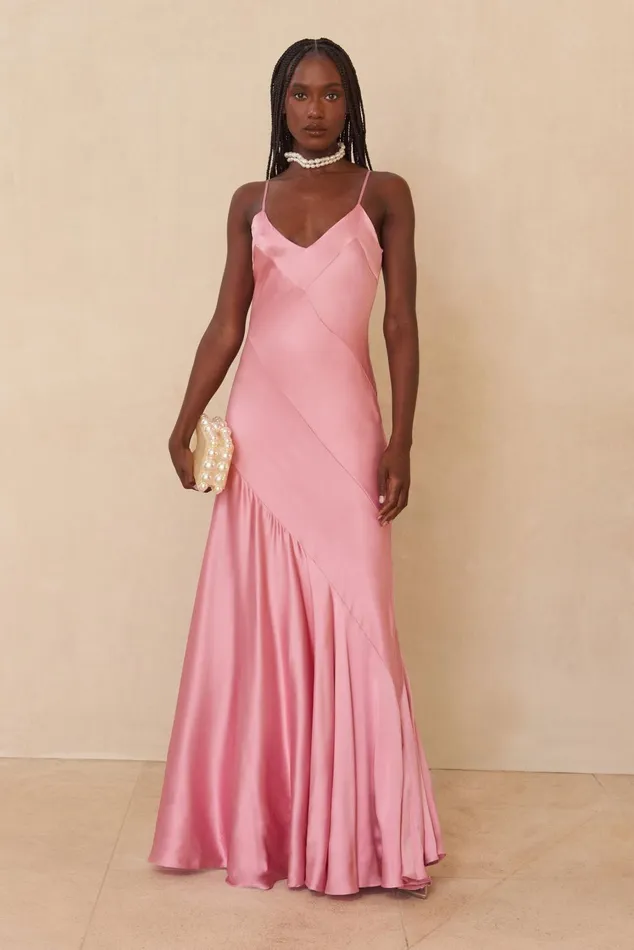 Cult Gaia Crissy Gown Shell Pink Women Dresses