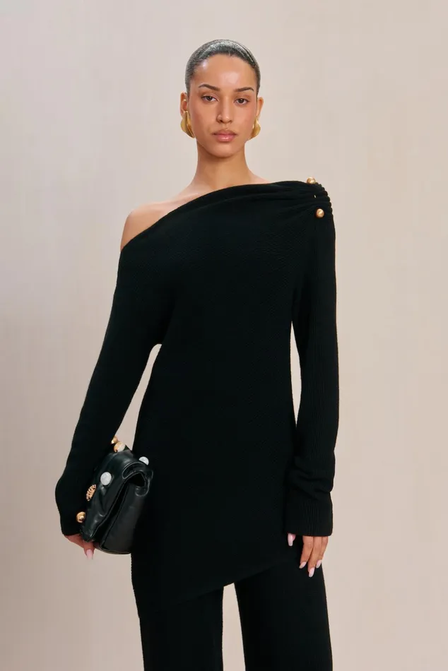Cult Gaia Elory Sweater Black Women Knits