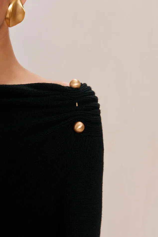 Cult Gaia Elory Sweater Black Women Knits
