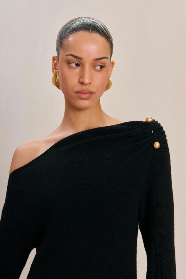 Cult Gaia Elory Sweater Black Women Knits