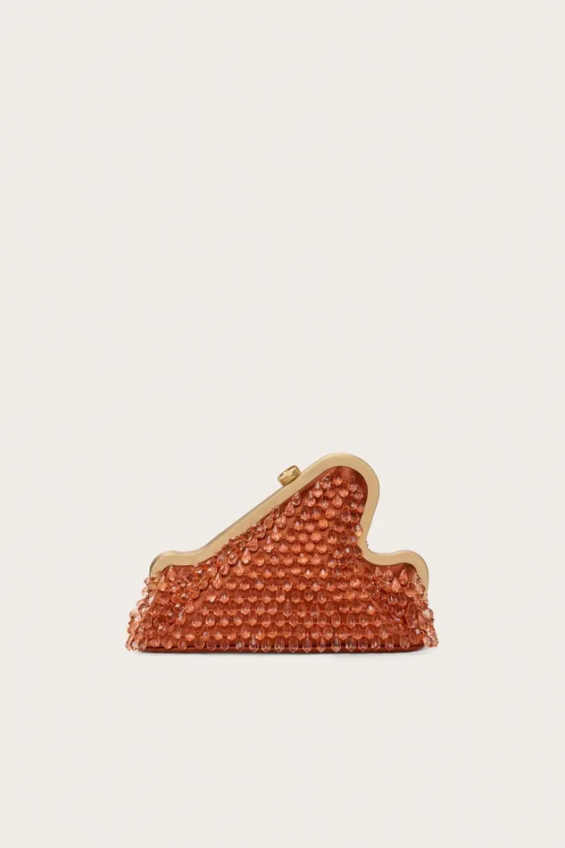 Cult Gaia Giana Clutch Currant Women Clutches