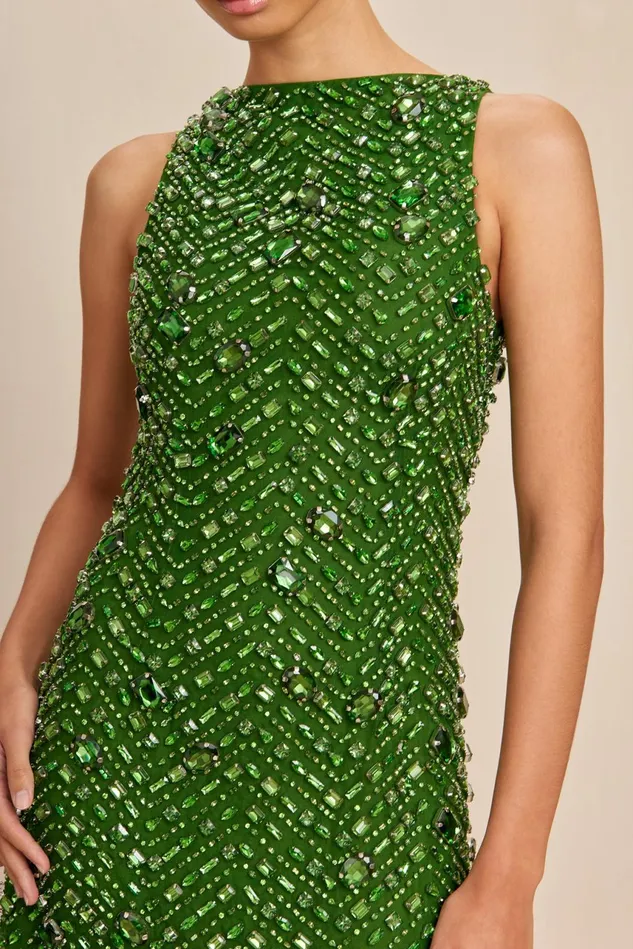 Cult Gaia Karleen Dress Emerald Women Dresses Cult Gaia Karleen Dress Emerald Women Dresses