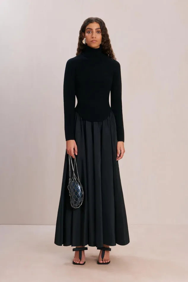 Cult Gaia Rosalee Skirt Black Women Bottoms