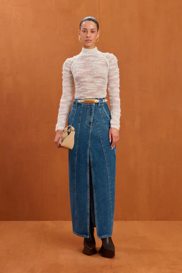 Cult Gaia Sima Sweater Off White Women Tops