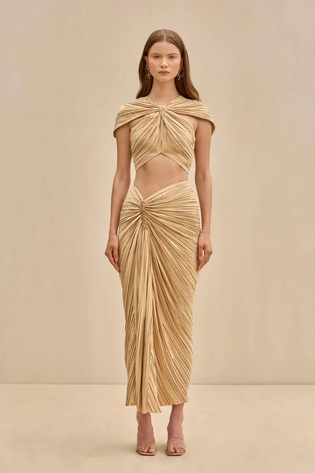 Cult Gaia Sonoma Skirt Truffle Women Bottoms