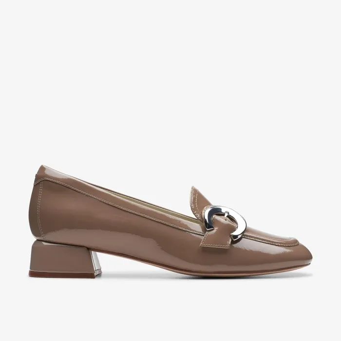 Daiss 30 Trim Pebble Patent Women Clarks Loafers and Oxfords