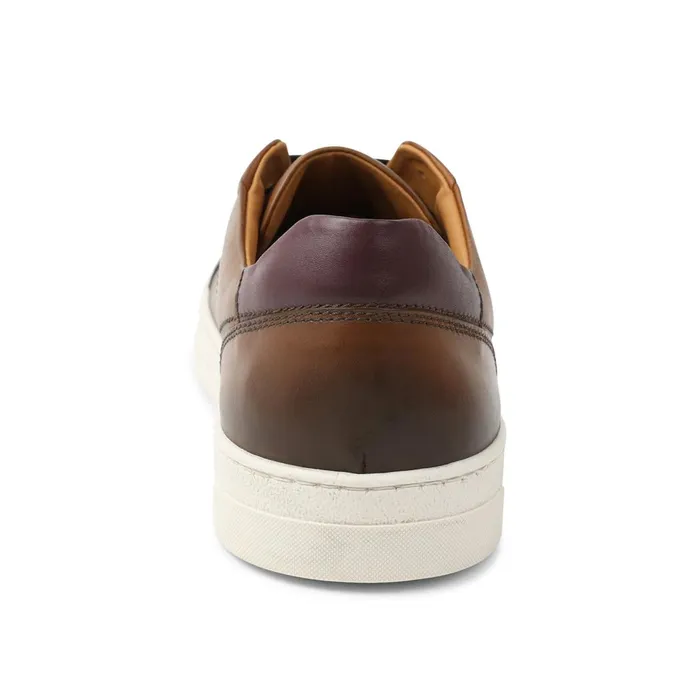 Dante LacetoToe Leather Sneaker 8211 Cognac Men Bruno Magli Sneakers