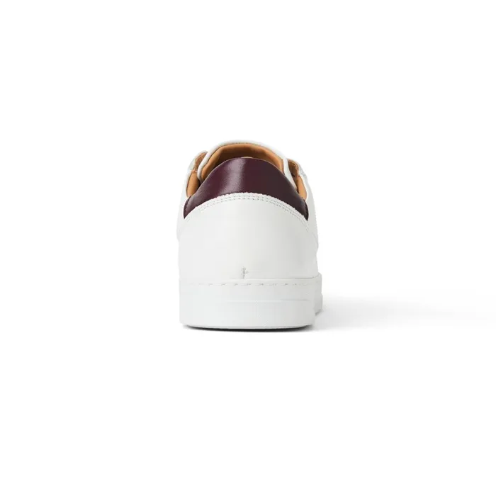 Dante LacetoToe Leather Sneaker 8211 White Men Bruno Magli Sneakers