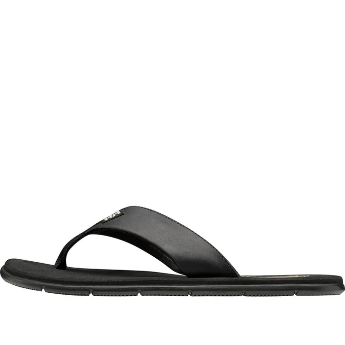 Deck and Pier Women Helly Hansen W SEASAND LEATHER SANDAL 990 Black She