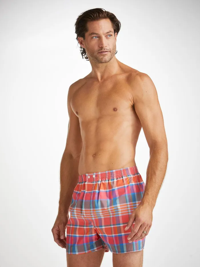 Derek Rose Classic Fit Boxers Barker 36 Cotton Multi Men Classic Fit Boxer Shorts Derek Rose Classic Fit Boxers Barker 36 Cotton Multi Men Classic Fit Boxer Shorts