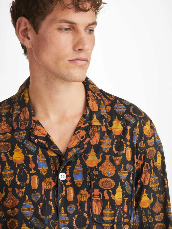 Derek Rose Classic Fit Pajamas Ledbury 71 Cotton Batiste Navy Men Classic Fit Pajamas Derek Rose Classic Fit Pajamas Ledbury 71 Cotton Batiste Navy Men Classic Fit Pajamas