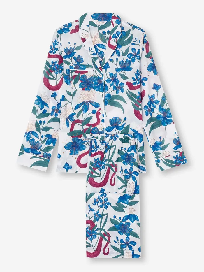 Derek Rose Pajamas Ledbury 68 Cotton Batiste Multi Women Cotton Pajamas