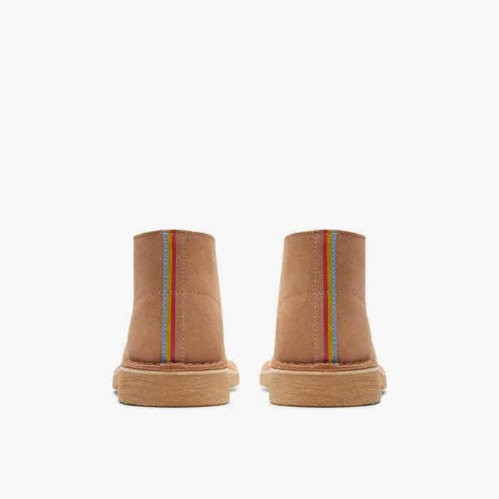 Desert Boot Older Warm Beige Suede Kids Clarks Originals