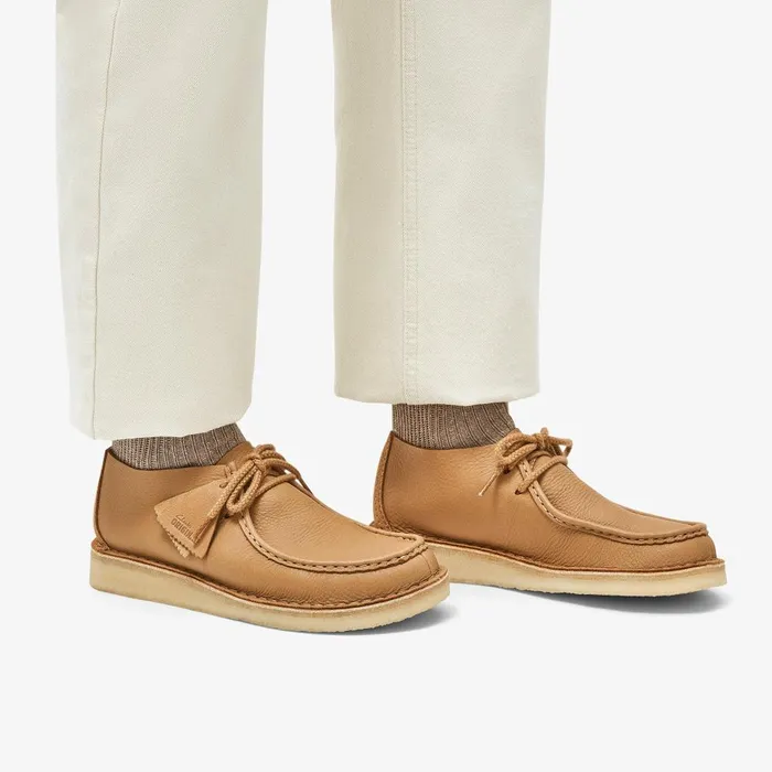 Desert Nomad Mid Tan Leather Men Clarks Desert Boots