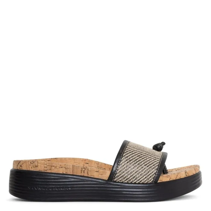 Donald Pliner Casual FARRAH Black Canvas 8211 Women