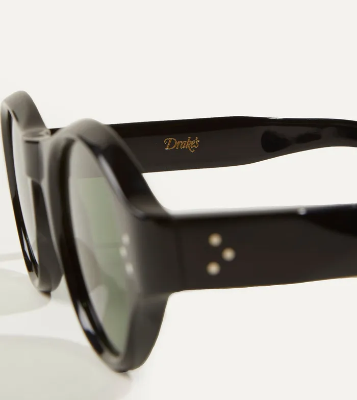 Drake039s Black Acetate Jules Sunglasses Men Sunglasses