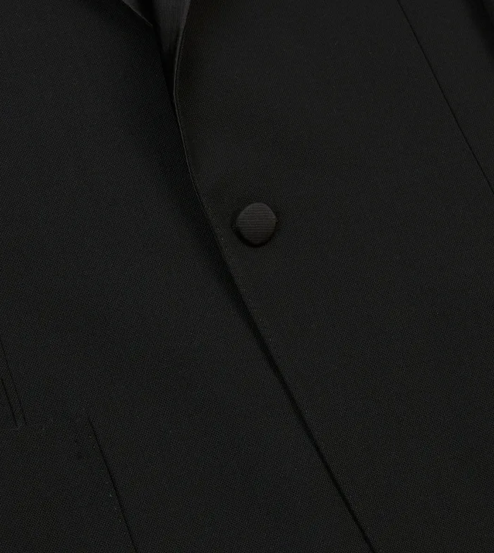 Drake039s Black Tropical Wool Dinner Jacket Men Blazers
