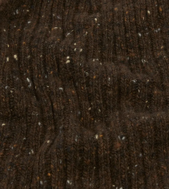 Drake039s Brown Donegal Ribbed Merino Knit Cap Men Hats