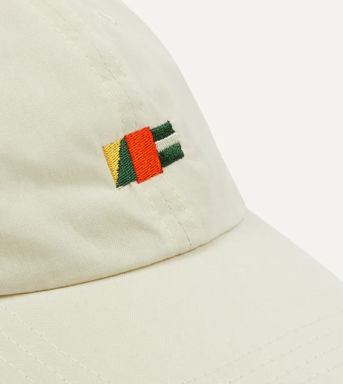 Drake039s Drake039s By Sebago Waxed Herringbone Cotton Baseball Cap Men Hats