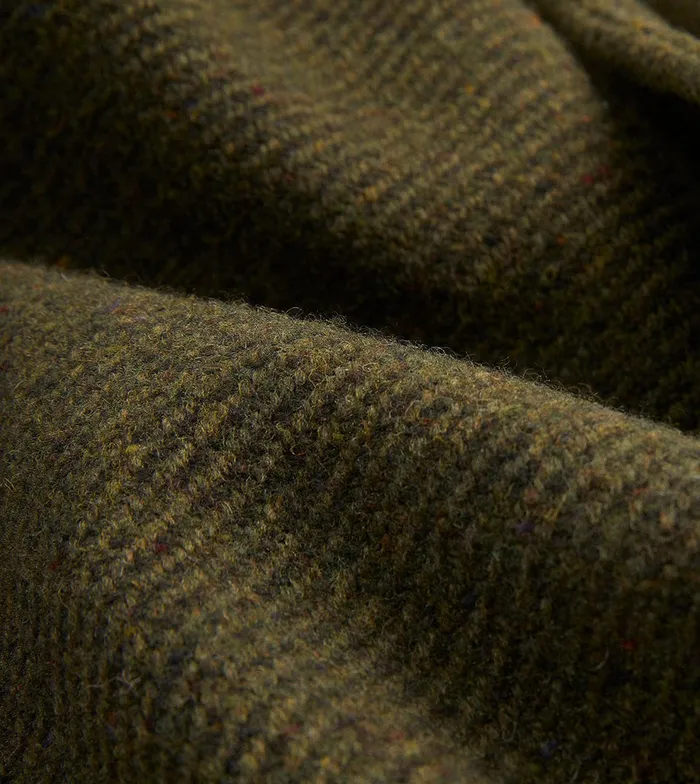 Drake039s Green Donegal Wool Twill Raglan Coat Men Coats and Jackets