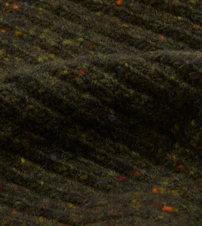 Drake039s Green Ribbed Merino Donegal Knit Cap Men Hats