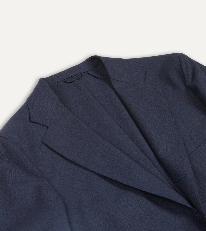Drake039s Navy Tropical Wool Tailored Jacket Men Suits