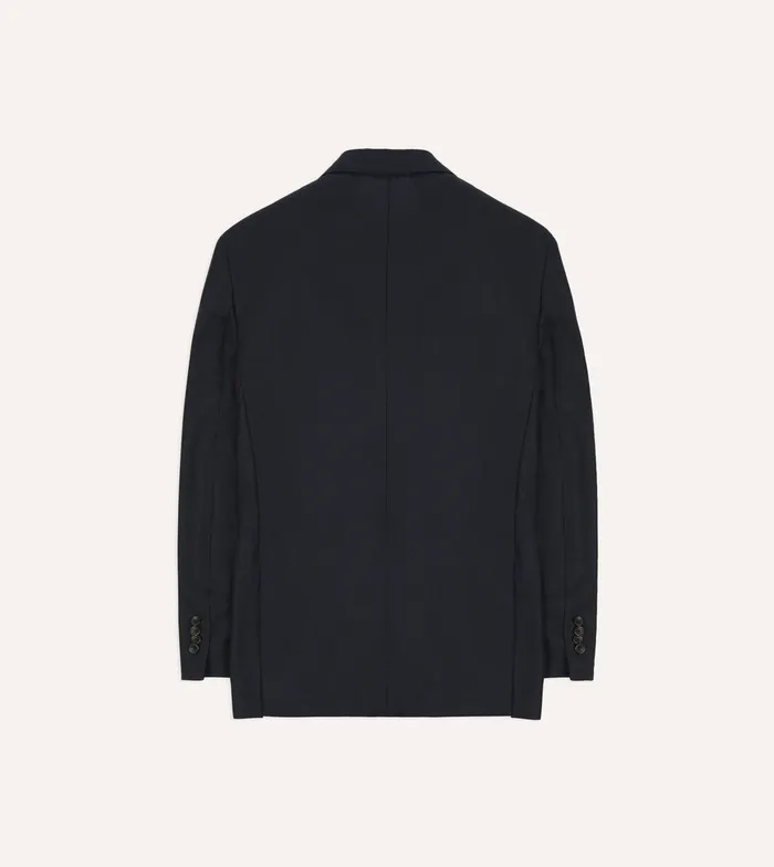 Drake039s Navy Tropical Wool Tailored Jacket Men Suits
