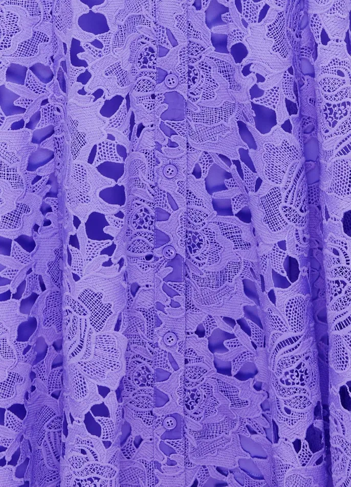 Dresses and Jumpsuits Women LEO LIN Aliyah Lace Butterfly Sleeve Midi Dress 8211 Lavender