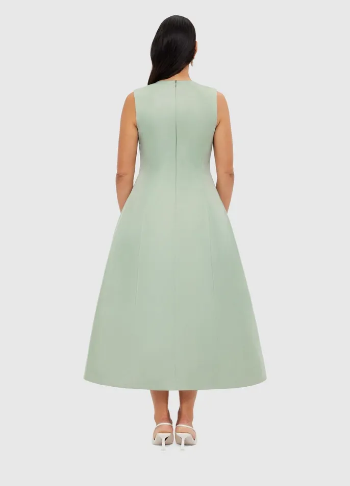 Dresses and Jumpsuits Women LEO LIN Cleo Sleeveless Midi Dress 8211 Sage
