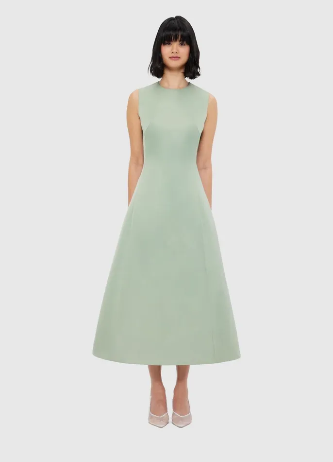 Dresses and Jumpsuits Women LEO LIN Cleo Sleeveless Midi Dress 8211 Sage