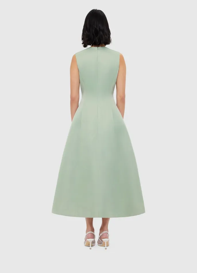 Dresses and Jumpsuits Women LEO LIN Cleo Sleeveless Midi Dress 8211 Sage