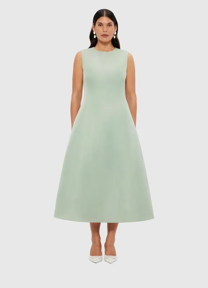 Dresses and Jumpsuits Women LEO LIN Cleo Sleeveless Midi Dress 8211 Sage