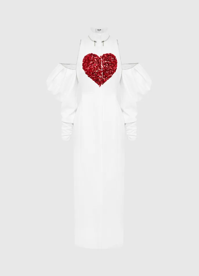 Dresses and Jumpsuits Women LEO LIN Lucille Maxi Dress 8211 Snow