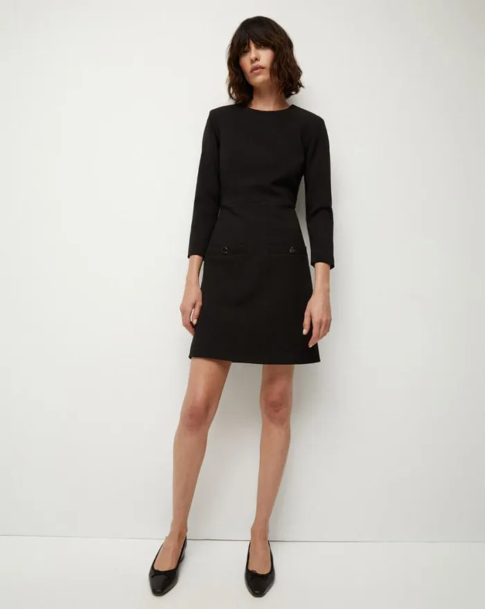Dresses Shop Veronica Beard Channing Shift Dress Black