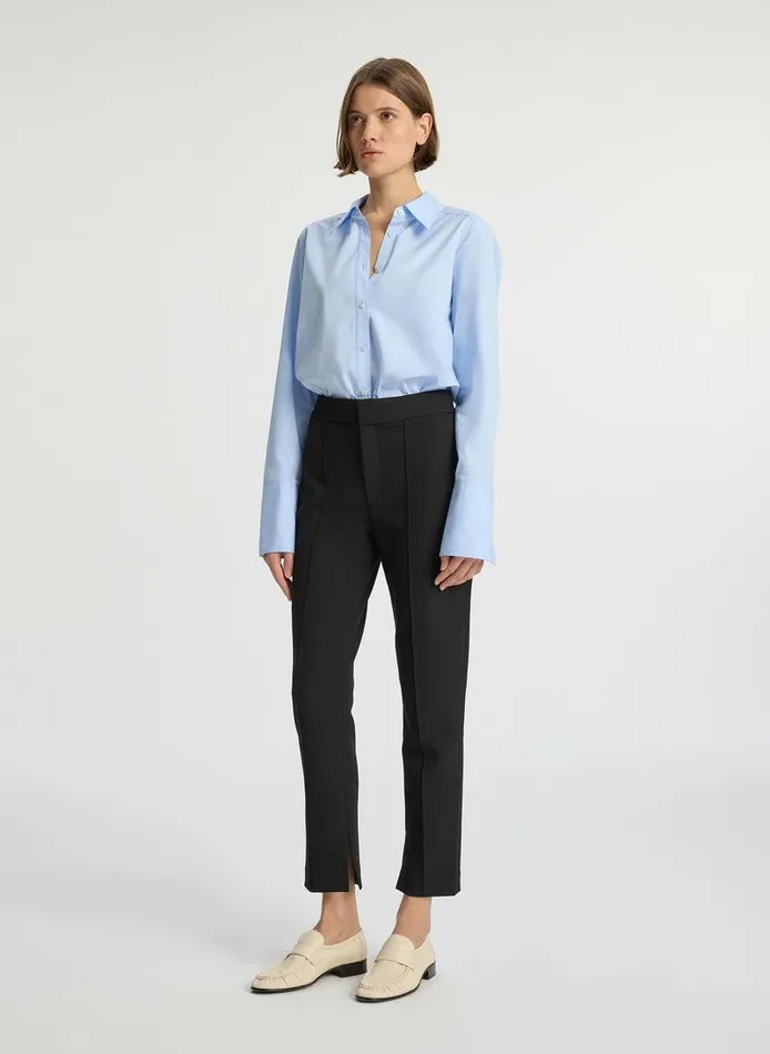 Dresses Women ALC Aiden Cotton Shirt Sky Blue Dresses Women ALC Aiden Cotton Shirt Sky Blue