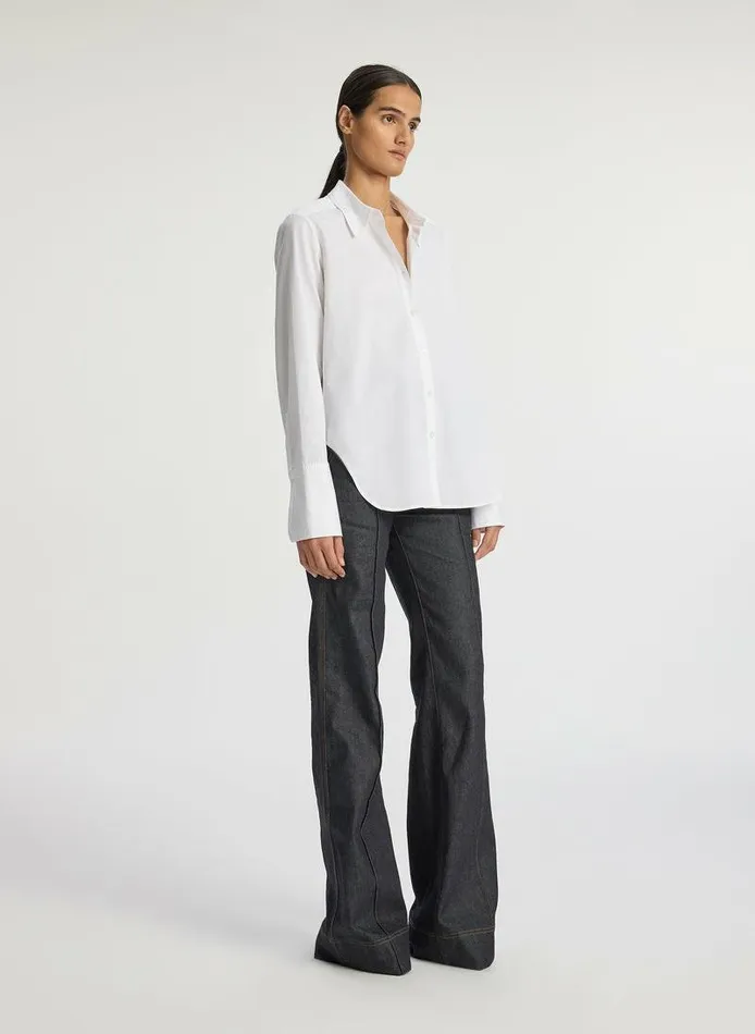 Dresses Women ALC Aiden Cotton Shirt White