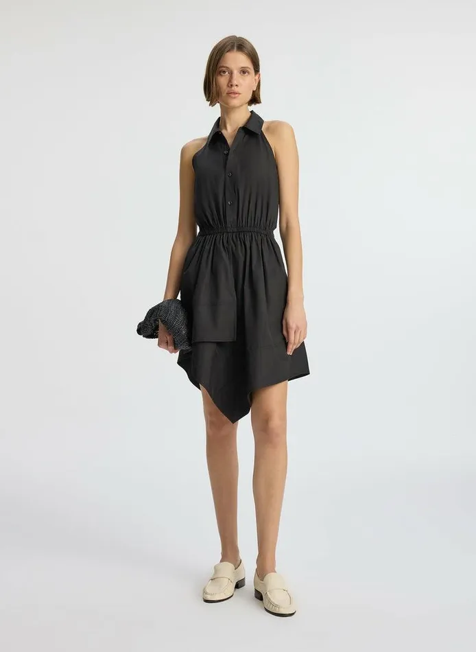 Dresses Women ALC Aria Poplin Mini Shirtdress Black