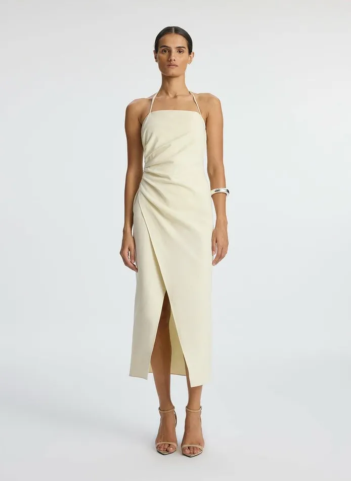 Dresses Women ALC Charlotte Cotton Midi Dress Vanilla