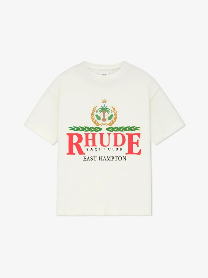 EAST HAMPTON CREST TEE Men Rhude Tees