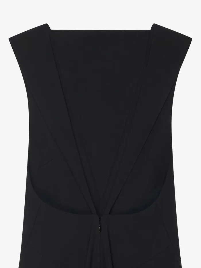 Evening Dress In Crepe Black Women Givenchy Dresses