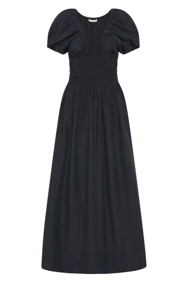 Faithfull The Brand Dresses Seine Midi Dress Midnight 8211 Women Faithfull The Brand Dresses Seine Midi Dress Midnight 8211 Women